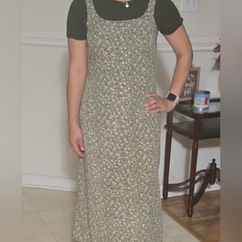 Faded Glory Green Maxi Sundress for Weddings